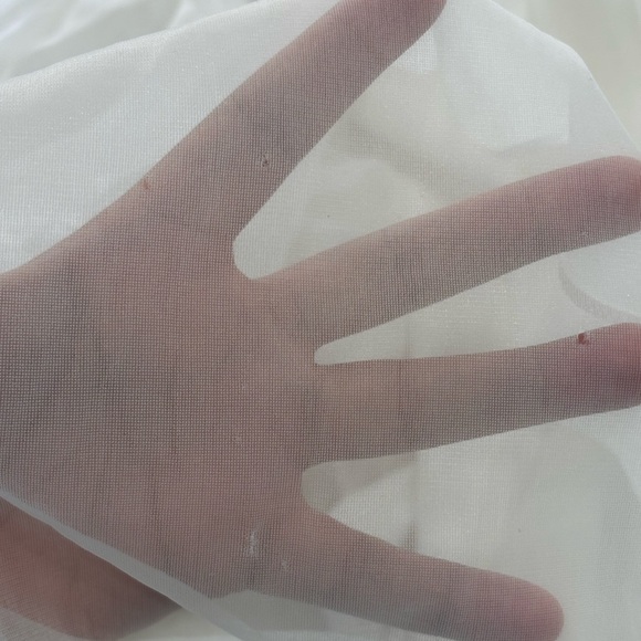 Tosca VTG White Lace Full Slip Maxi Lingerine  Doble Layer Nightgown Sz Small - Picture 14 of 14